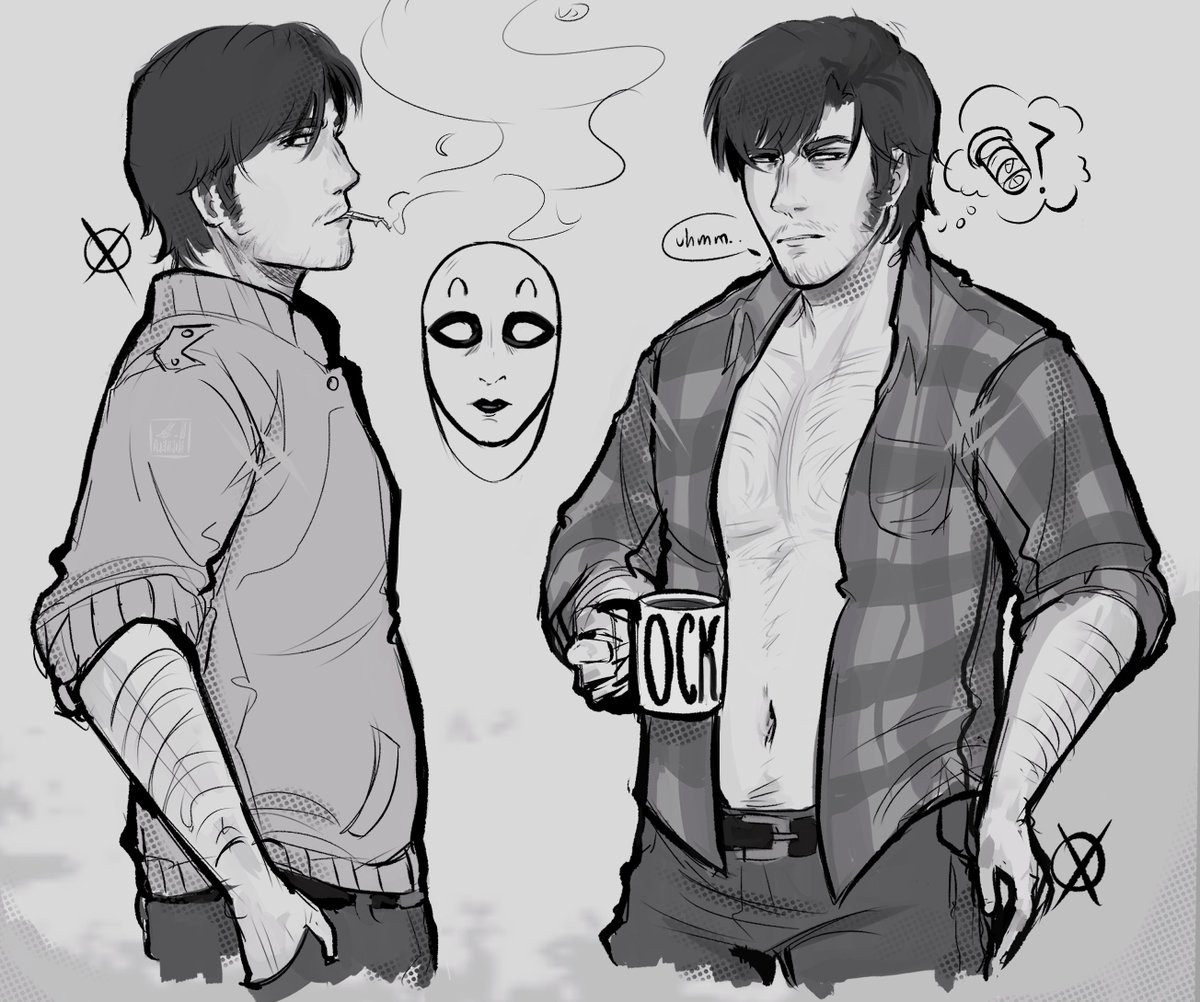 n_nicaela's tweet photo. sketches for a good day or idk https://t.co/w6vAvysGNM