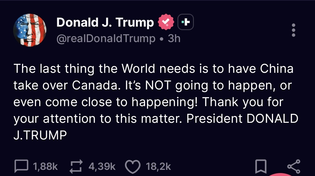 #Trump ist kank. Wer sowas posten hat sie nicht mehr alle!
#Kannada #China #USA