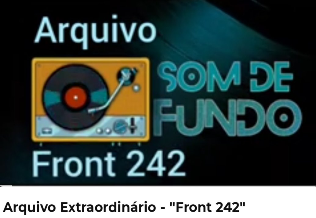 youtu.be/UFLeQyVZ8ro?si…

#front242
#somdefundo
#aovivo
#ebm
#musica
#arte
#arquivo