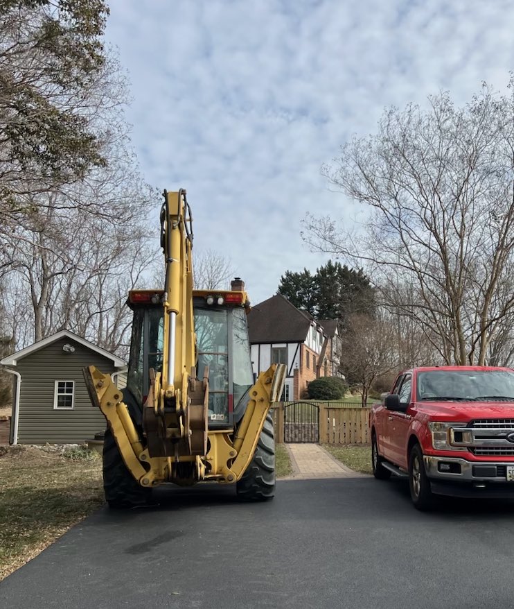 you: panic buys loaves of bread and milk
my dad: has a backhoe delivered to the house