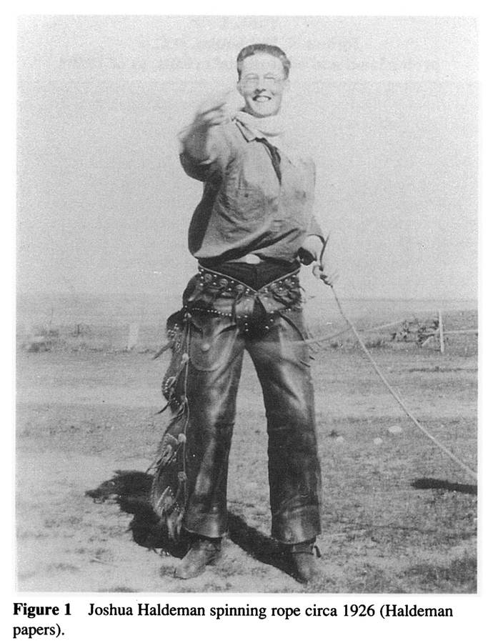 davetroy's tweet image. Elon Musk's grandfather, Joshua Haldeman, was arrested in October 1940 for trying to overthrow the Canadian government. History doesn't repeat, but it does echo.