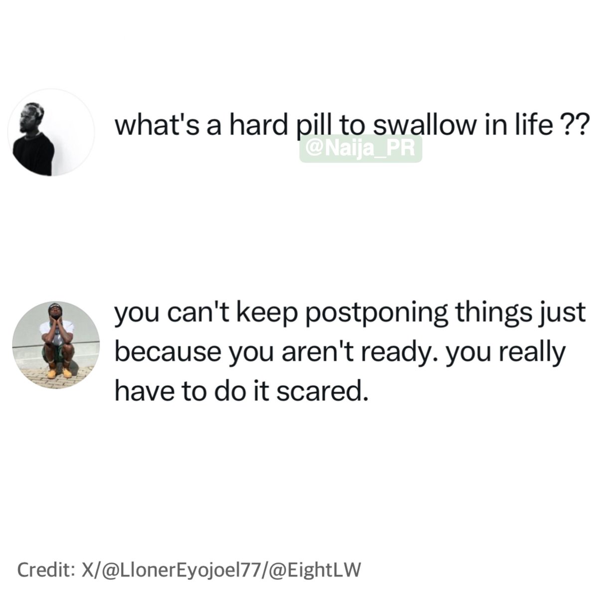 Naija_PR's tweet image. Do it afraid 📌