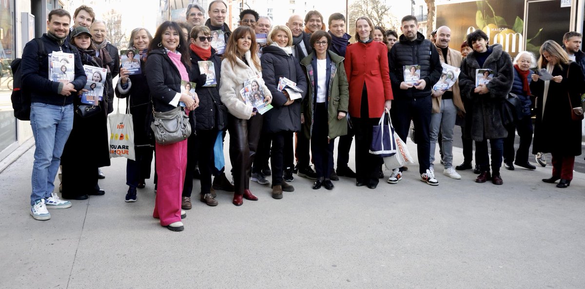 Réunis ce matin avec <a href="/datirachida/">Rachida Dati ن</a> à #Alesia 
Une seule candidate pour donner un nouveau souffle à #Paris14 : <a href="/maudgatel/">Maud Gatel</a> 💪