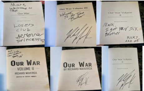 elliottmarke1's tweet photo. This is the ultimate book mail!!! #LosersArmy #Loser19 Thank you Richard for the prize pack!!! The inscriptions from Serena, Ricky and Beans are priceless and I am honored beyond words!!! https://t.co/MQLV07IQOb