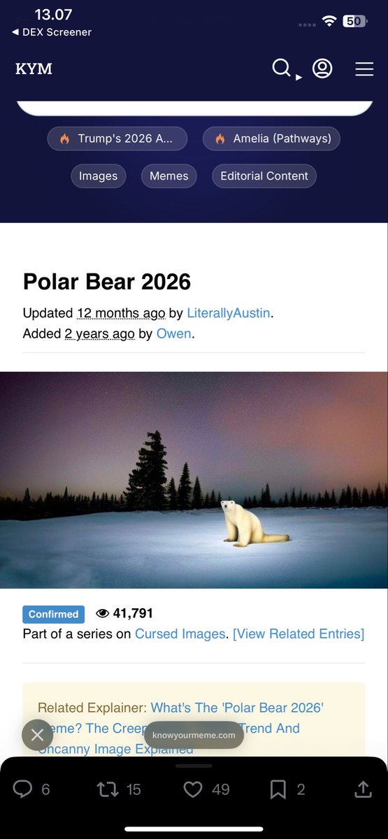 I don't know why there is a smell of millions of market caps here, but not many people know about this yet 
$polarbear yf1xw3TZ8ZLbmdYHDW6QEg5bcbKRpP3QNNhqPv5pump