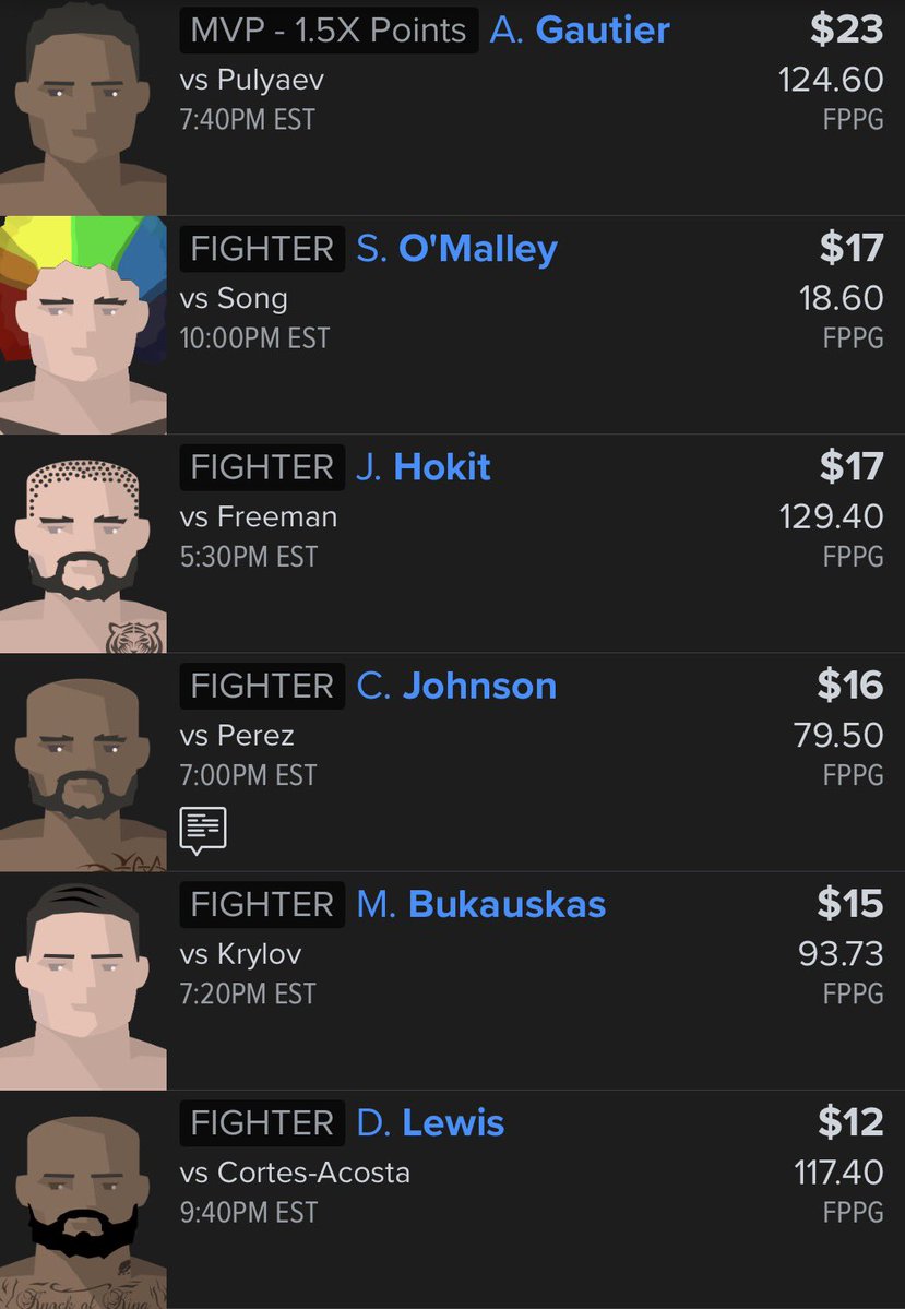 PaceBen7's tweet image. UFC 324 Picks, Predictions, &amp;amp; DFS Lineups

✖️ = Loser
