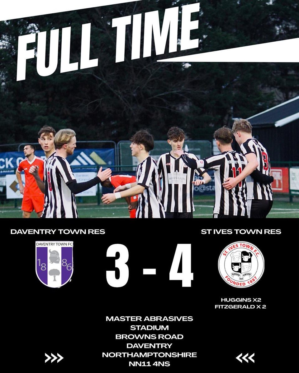 FULLTIME

Ressies hold out for all three points. Boys started strong going 3 goals up in the first half. The hosts got themselves back in the game with a determined 2nd half come back before a <a href="/Casey_010/">Casey Fitzgerald</a> winner in the dying minutes!

2 for Reuben and 2 more from Case

#uptheives