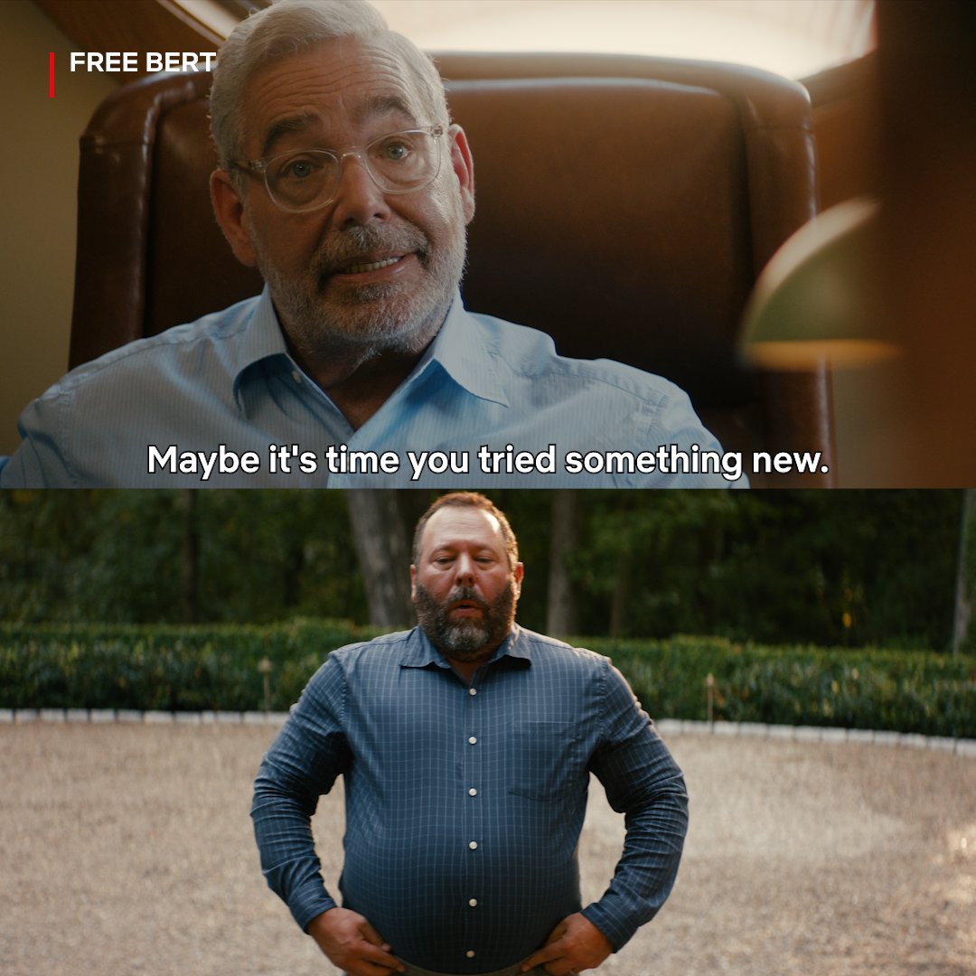 Bert's trying something new. 

FREE BERT is now playing!