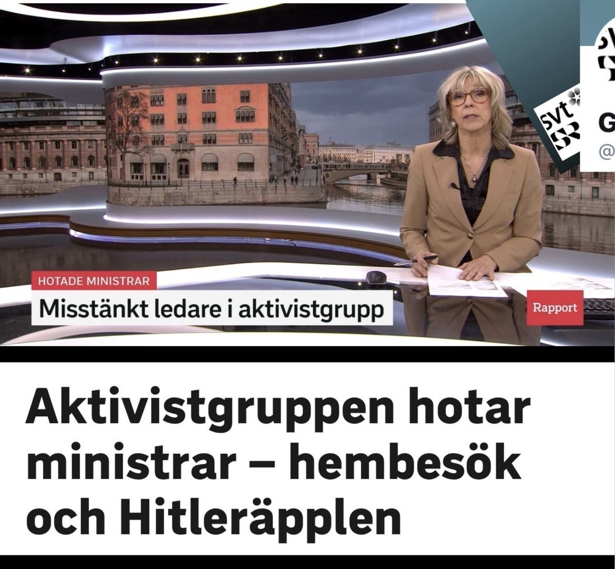 avPublicService's tweet image. Ledare i kurdiska vänsteraktivistgruppen Rojavakommittéerna häktad misstänkt för olaga hot mot minister i Sveriges regering, rapporterar @SVT – men @SVT undanhåller att Lawen Redar, integrationspolitisk talesperson för Socialdemokraterna, förra helgen deltog i gruppens…
