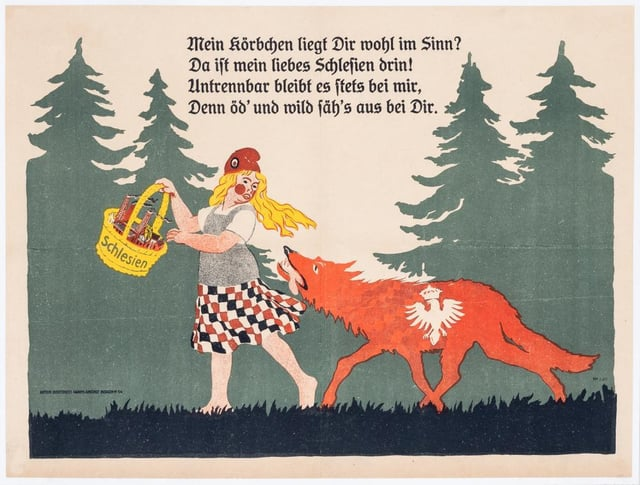 GanzeGeschichte's tweet image. Weitermachen? Fördern: paypal.me/dieganzegeschi…
Fast putzig, dieses Bild aus der Zeit nach dem Ersten Weltkrieg!😊"Mein Körbchen liegt Dir wohl im Sinn? Da ist mein liebes Schlesien drin! Untrennbar bleibt es stets bei mir. Denn öd und wild säh's aus bei Dir."

#Polen