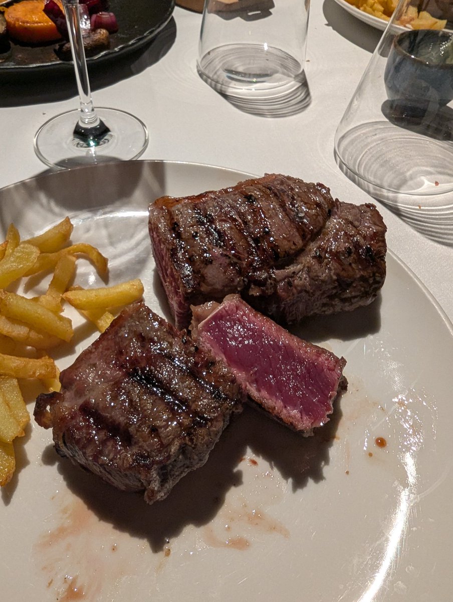 EdinburghNJS's tweet image. Following @PhilKitro recommendation #RazaMadrid is a must visit every time.  Steaks are superb.