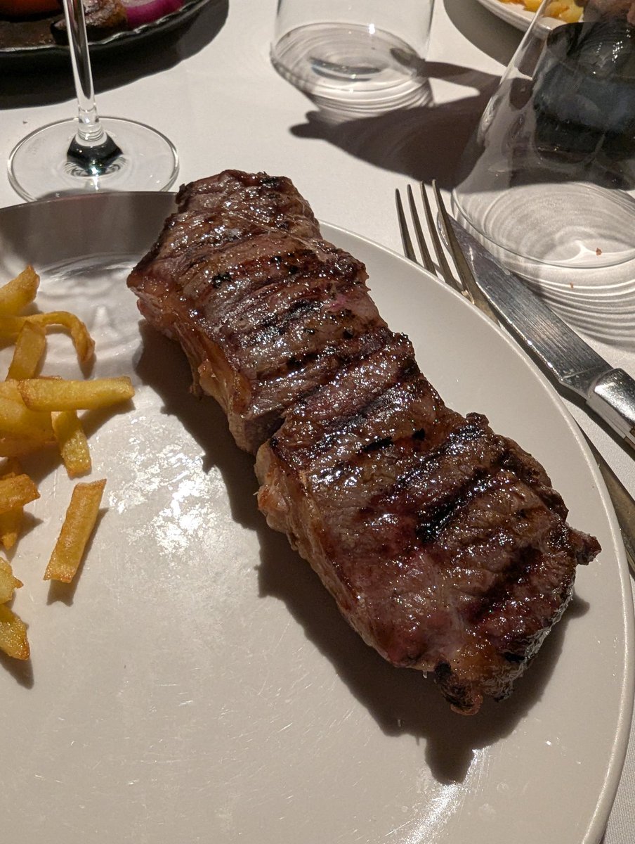 EdinburghNJS's tweet image. Following @PhilKitro recommendation #RazaMadrid is a must visit every time.  Steaks are superb.