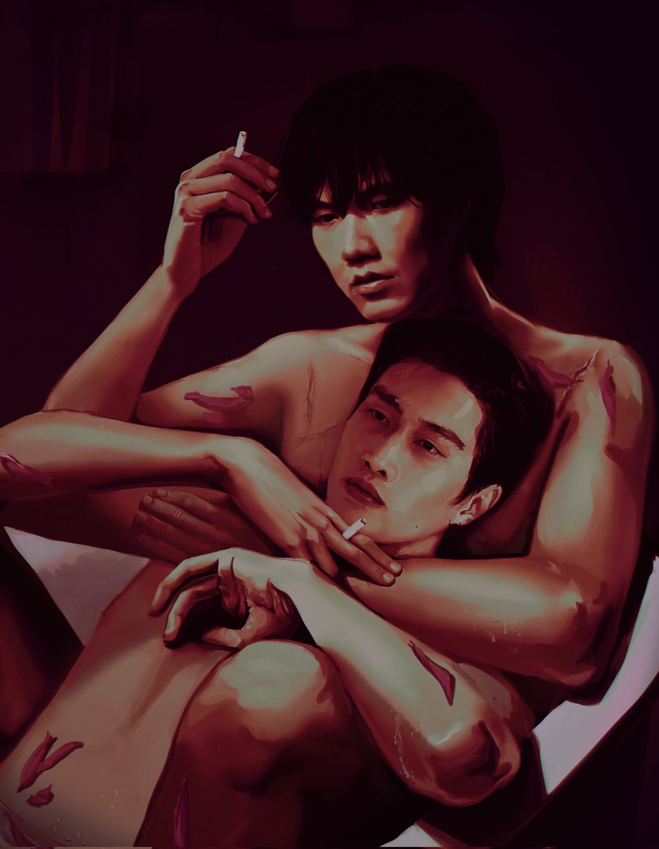 ER_Diffindo's tweet photo. Clear skin, dirty lungs 3/3 #vegaspete #KinnPorscheTheseries #fanart https://t.co/FdMlqDhFbC