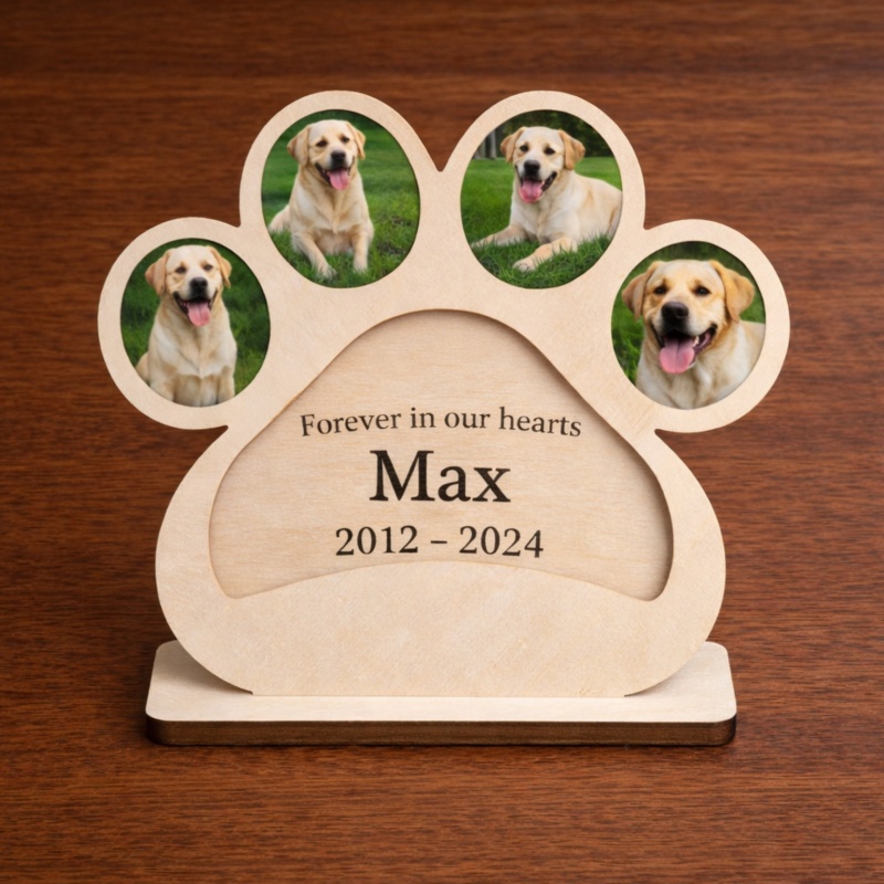 Pesonalised Pet Memorial Paw Print Plaque-DIY Photo Frame #dog #cat #memorial 

UK Shipping only 
bmystic.com/listing/pesona…