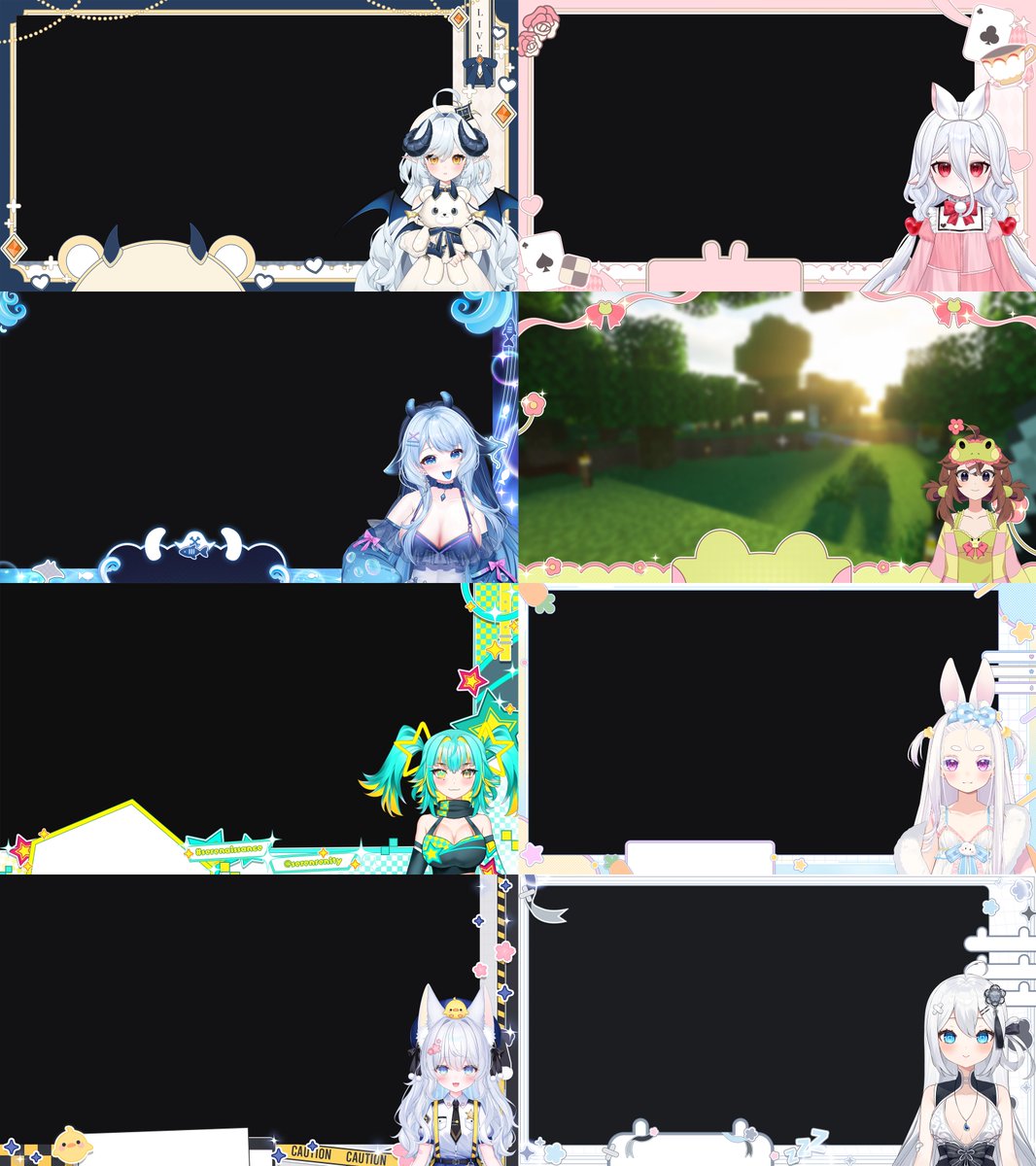ingame overlays 💚

♡ + ↻ are appreciated! #vtuber #vtuberassets