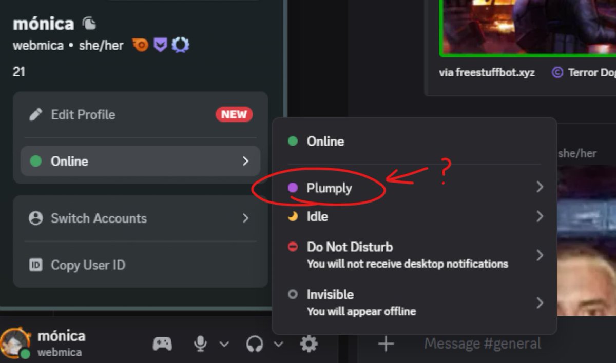 has anyone noticed this new discord status option? what is this supposed to convey?