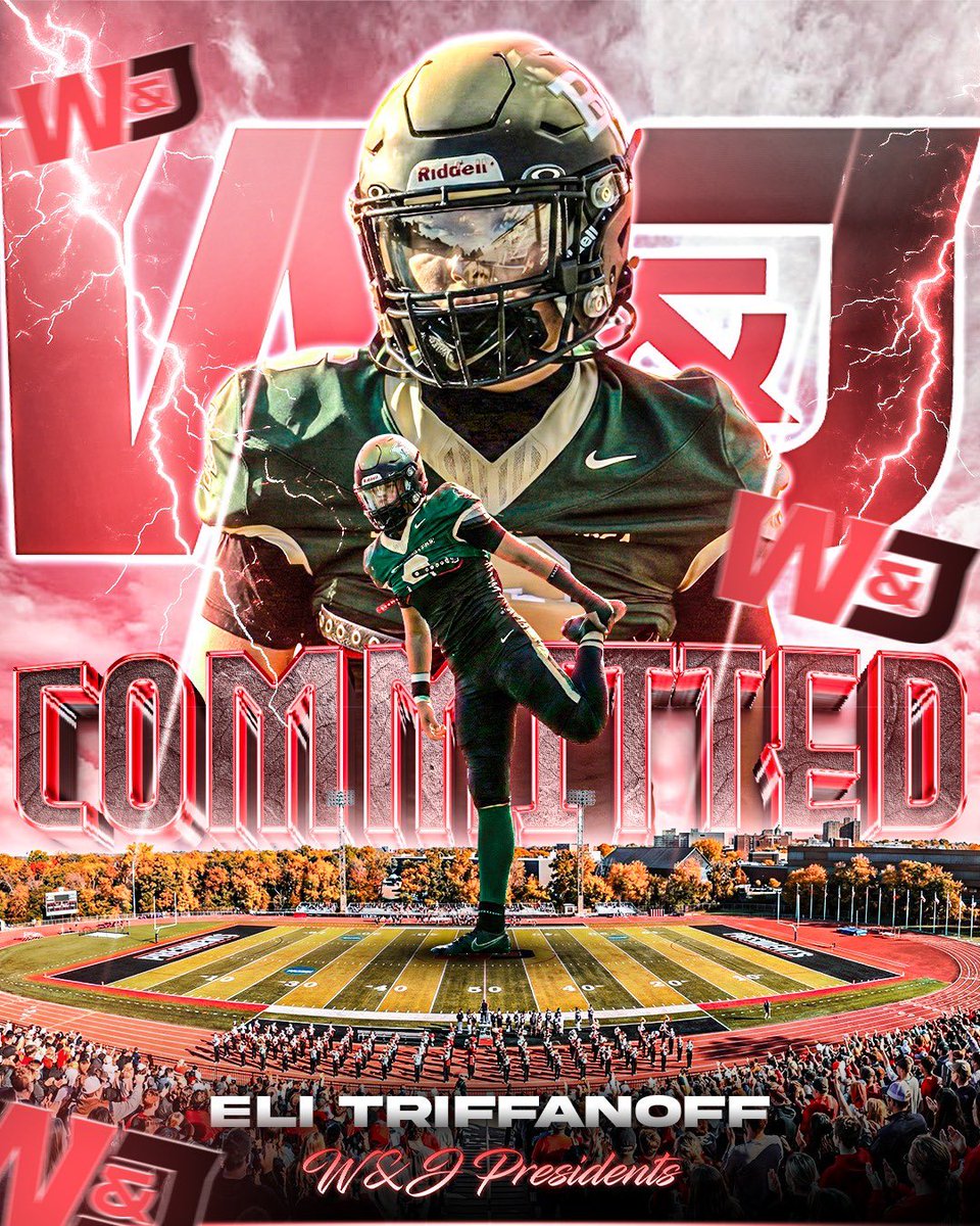 ETriffanoff's tweet photo. Grateful to announce my commitment to @WJFootball ! Thank you to all who helped along the journey! 
@Coach_Sirianni @CoachGlosek @CoachBryerBVA @HumbertCoach https://t.co/s9TFJSslX6