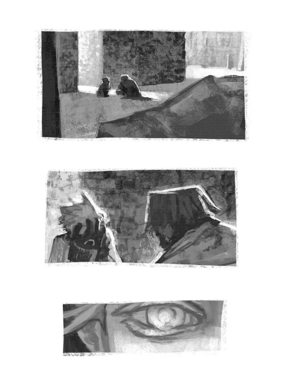 GrailofMud's tweet image. This extra panel of Tamsy staring at Retgo finding Rudo is just so eerie