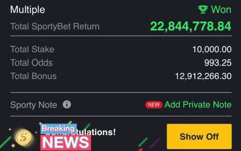 MrSofttips's tweet photo. 22.8M🤯 ✅🎉 
Drop your account details 
Na who react  ❤️ I go bless https://t.co/Y8HY2EEBzv