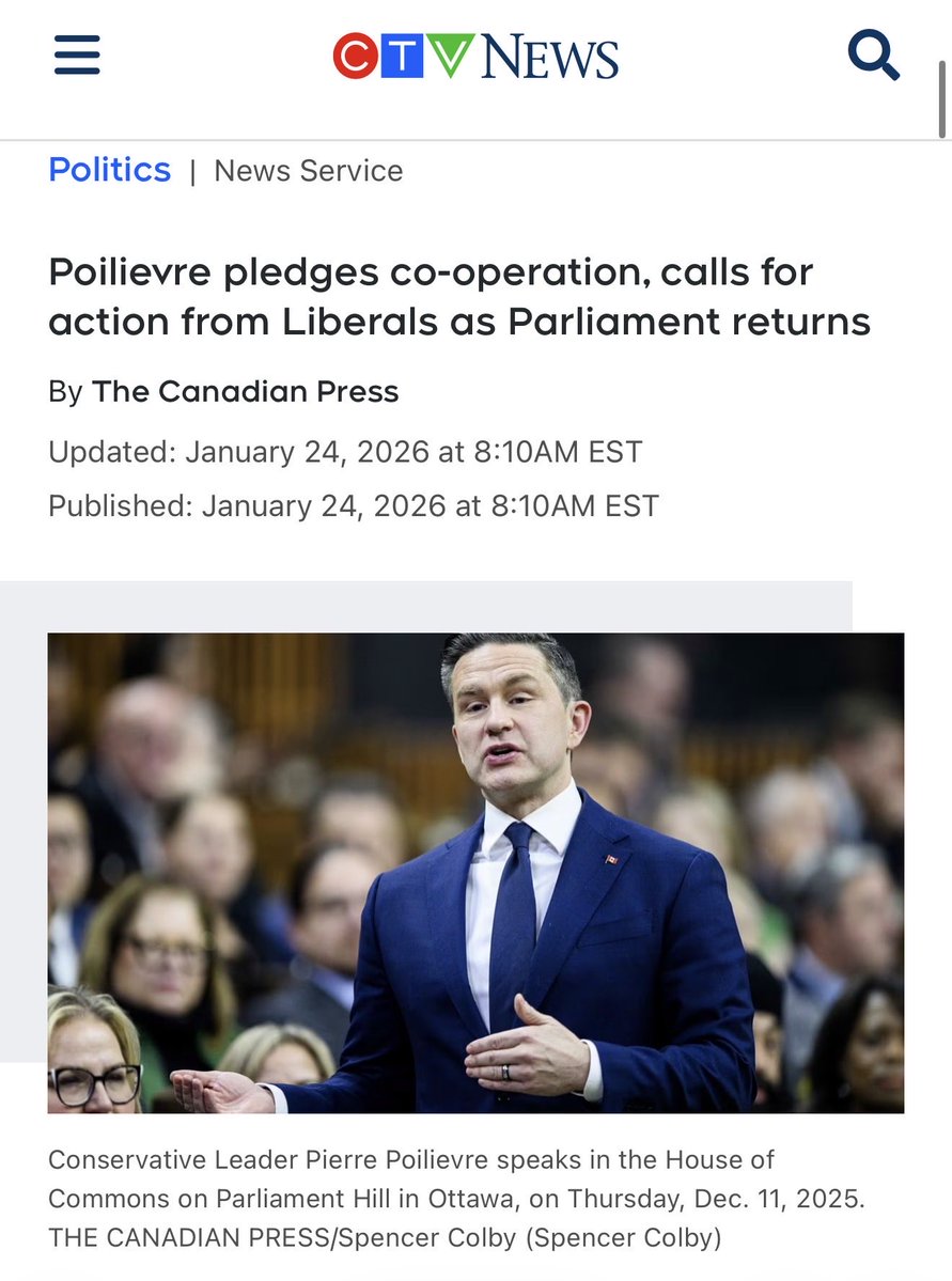 mario4thenorth's tweet image. Brilliant. Honourable. Leadership. 

“Poilievre says he’s offering to help fast-track policies to enact trade deals, make groceries more affordable, fix the bail system and approve major projects.”

“The Tory leader is also offering that members of his caucus could travel to the…