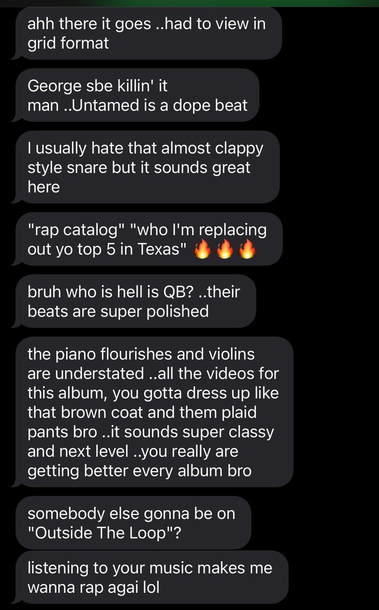 I finally let some people hear Validated By The Game.. and mind you it’s not mixed a couple of songs are incomplete but this is what hearing so far.. these are the first two people to respond… #ValidatedByTheGameComethHoe