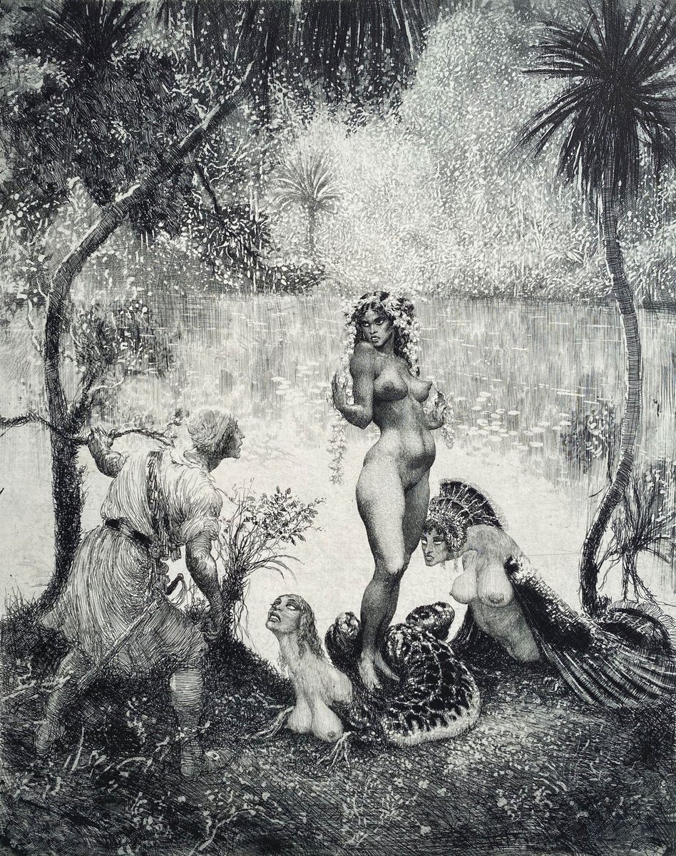 Desert Island by Norman Lindsay