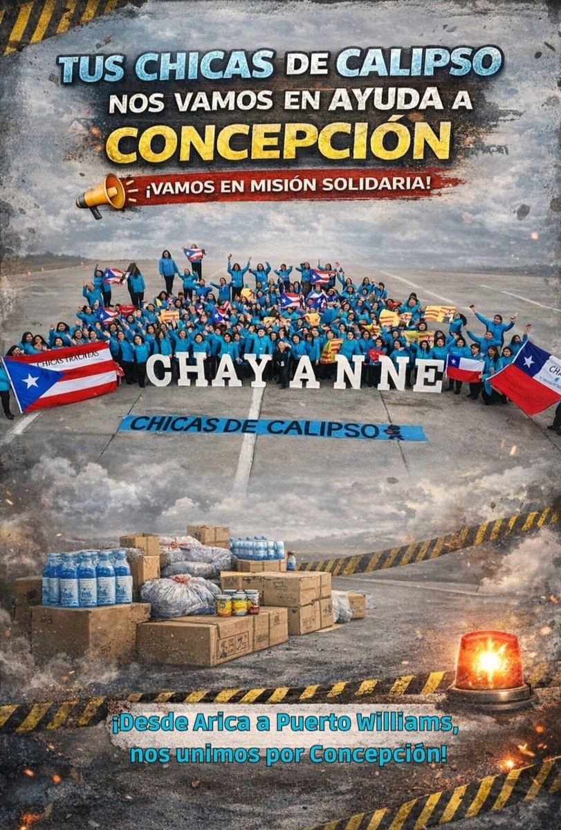 SandraLagosMor's tweet photo. @CHICASDECALIPSO @CHAYANNEMUSIC @chayanne_club Maravilloso @CHICASDECALIPSO siempre apoyando a quién lo necesite. Bendiciones desde #Iquique 🇨🇱🇨🇱🇨🇱🇨🇱🇨🇱💙💙💙💙💙 https://t.co/jehAGKhNp5