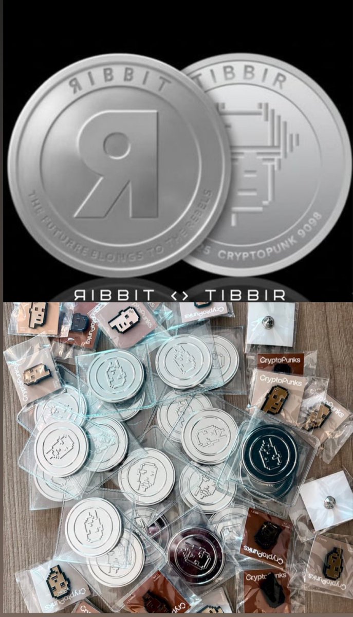 😱 RIBBIT COINS WERE HANDED OUT AT THE EVENT. $TIBBIR

NOT MERCH. NOT A FLEX.

A PHYSICAL OBJECT AS AN ANCHOR FOR DIGITAL IDENTITY.

$CRYPTOPUNK AESTHETICS. 

LIMITED ISSUANCE.

WHEN DIGITAL ASSETS TAKE PHYSICAL FORM,

IT’S NO LONGER CULTURE.

IT’S INFRASTRUCTURE.
🐸🐸🐸👀😱🚀🚀