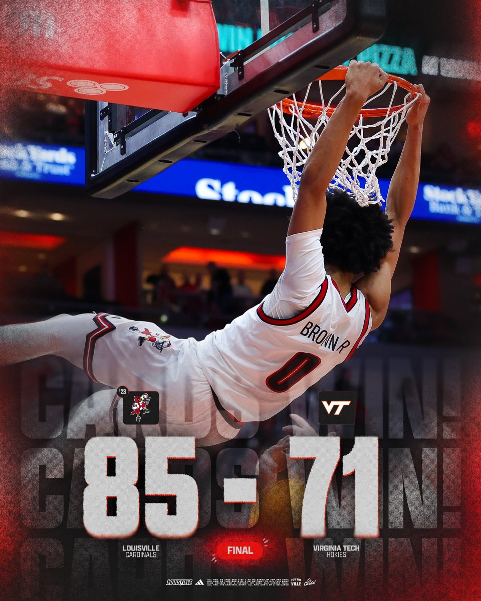 LouisvilleMBB's tweet photo. Snow Day Dub ❄️

Get home safe, Card Nation! 

#GoCards https://t.co/K0chfRdgtf
