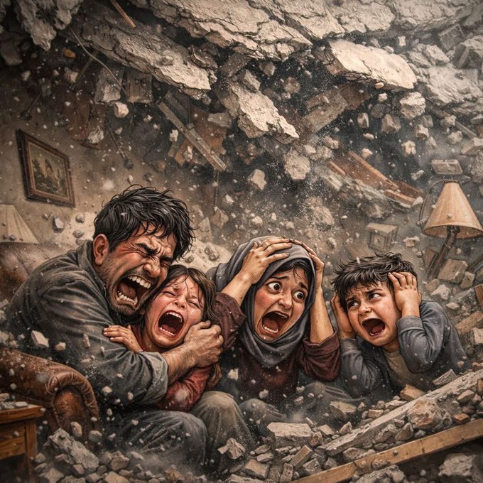 #طرابلس_لبنان 
طرابلس تبكي بصمت
مبنى ينهار…
وأحلام تسكن تحت الركام
سلامٌ عليكِ يا مدينة الصبر