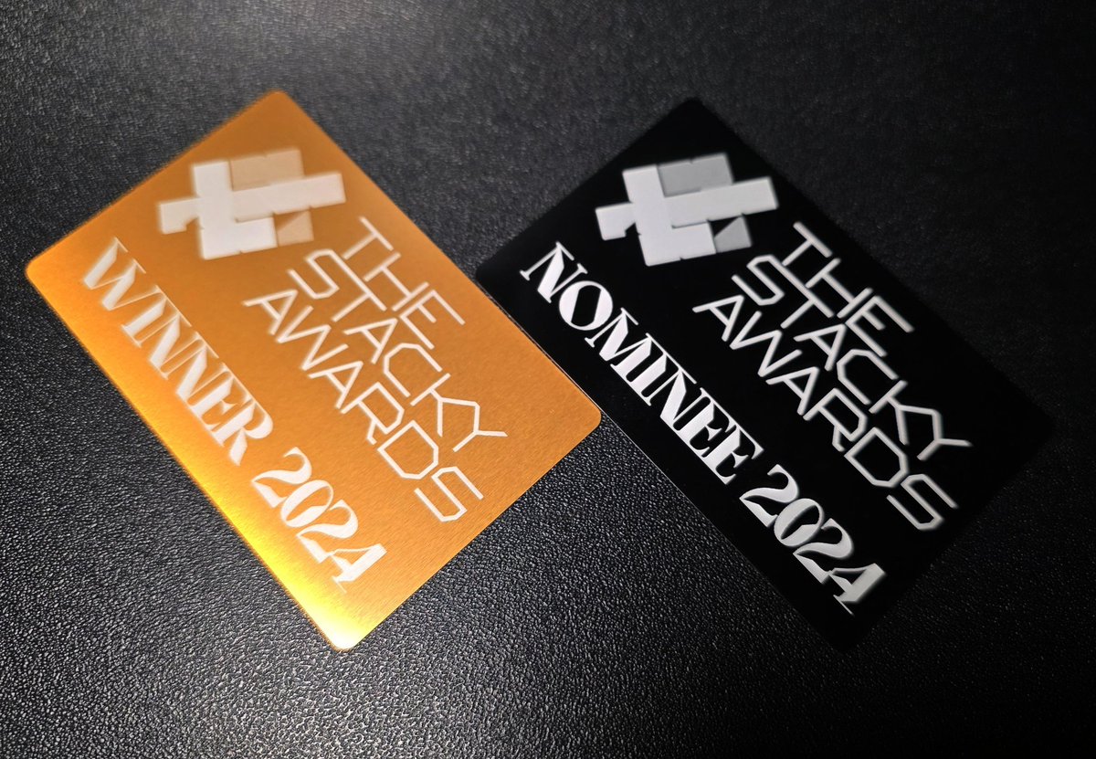 The Stacky Awards tweet media