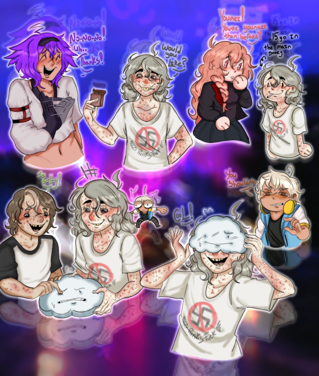 Hi
Here's 4 art-gift for 2 of my cute moots and 2 great people! Plus some crossover with my OCs!
<a href="/Maison1963_0508/">Rei@限界社畜</a> <a href="/pinkiidooduwu/">pinkiidoodúwù | COMMISSIONS OPEN</a> <a href="/ev_altairia/">Electric Violet Altairia 😴🪬 Nightmare Hunter VT</a> <a href="/DreamBoyfriend9/">Dream Boyfriend</a>
#deebeeverse #samvana #oc #fanart #Imdumb #90s #digital #imtired #crossover #uncannyvalley