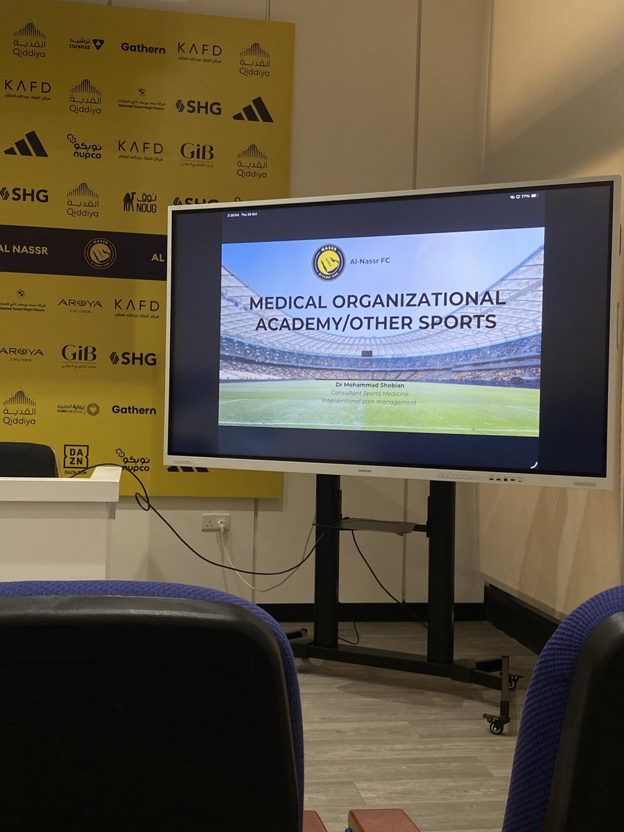 physioHaya's tweet photo. Daily question:
“You work at Al Nassr, have you seen Cristiano?”
Work at Al Nassr ✅
Seen Cristiano ❌ https://t.co/Sv6MBL3O38