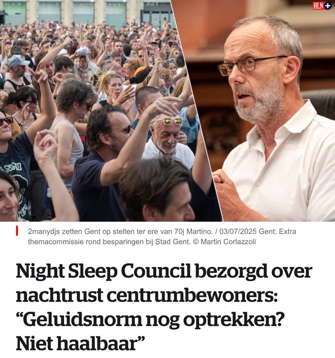 Ik ga in t centrum van een stad wonen maar iedereen moet fluisteren na 22u
Classic NIMBY groen Gentje