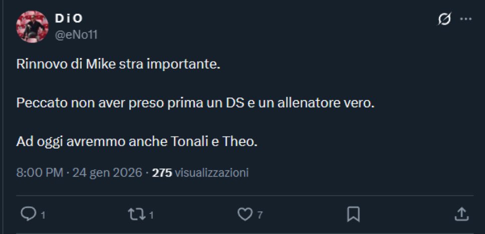 mvcalcio's tweet image. 👉🏻 Visto che è un tema che ricorre spesso commento anche questo. Qualcuno aveva pronto il rinnovo anche per lui, sì, anche con #Hernandez, ma qualcun altro ha posto il veto. Ora, non sarò io a dire se sia stato giusto o sbagliato, ognuno giudichi da sé. Ricordando però tutto