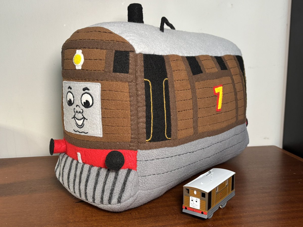 zeked96's tweet photo. i’ve finally finished my toby plush

i’ve been working on him for a long while… he’s fully hand stitched, and i did my best to capture his look. i even decided to stitch his name to his bottom side! im very happy to have him finished after all this time! https://t.co/bDrRdAMbVC