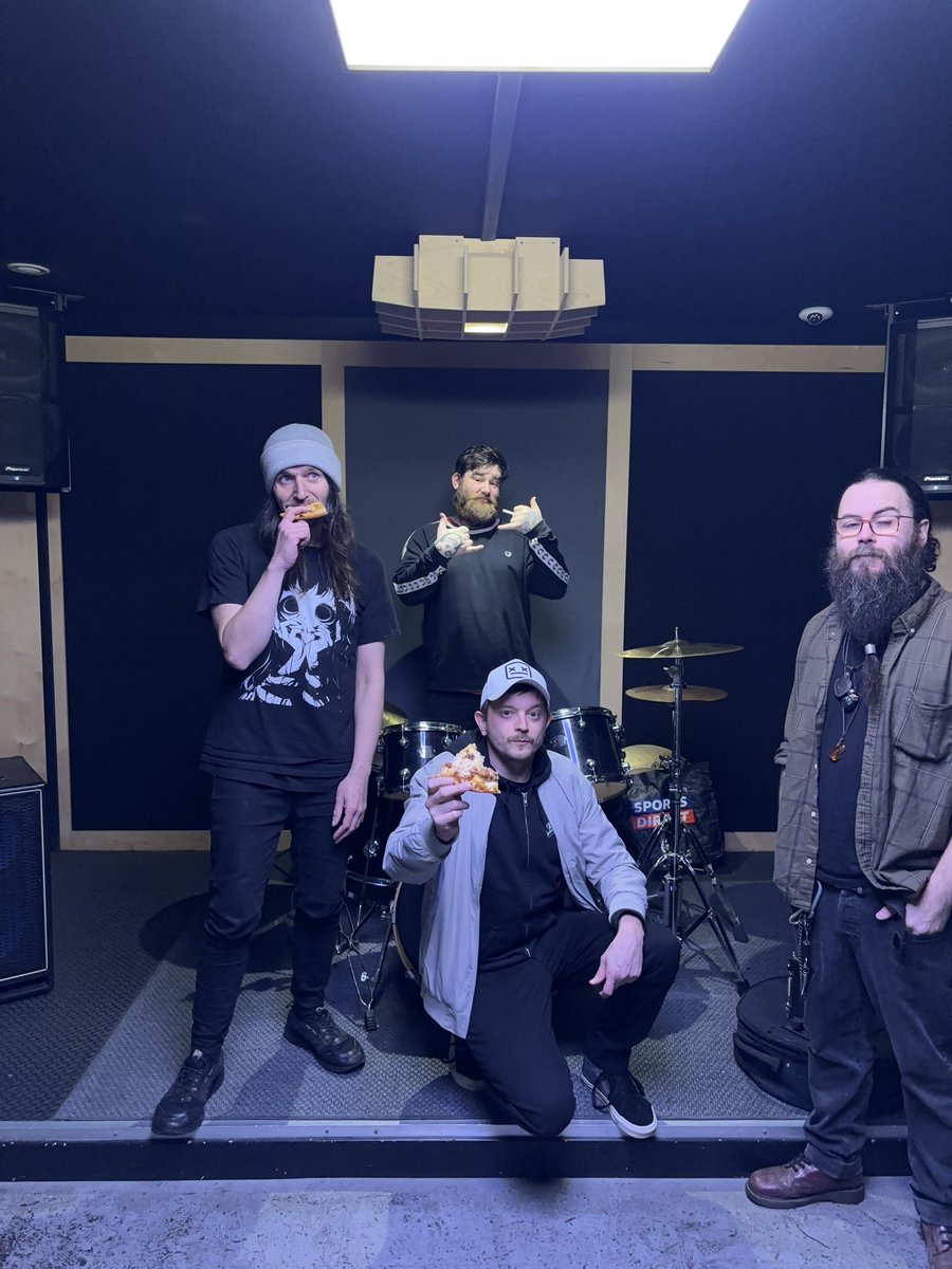 Ska Punk &amp; Pizza - long but productive day in the rehearsal room thrashing out some new tunes and prepping for show no.1.

#skapunk #punkrock