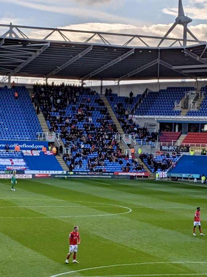 Barnsley at Reading #barnsleyfc