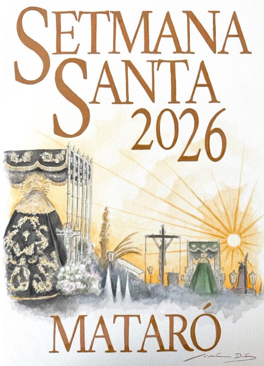 Con este cartel anuncio la Setmana Santa de Mataró
🎨<a href="/D_jimenezdiaz/">Daniel Jiménez Díaz 🎨</a>