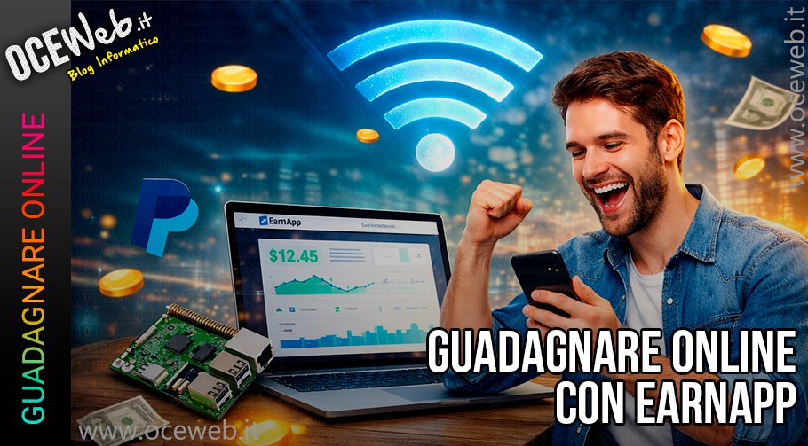 Vuoi un modo semplice e gratuito per provare a guadagnare online sfruttando la connessione inutilizzata?
Ho pubblicato la guida a EarnApp: setup, consigli e rischi ✅
oceweb.it/2026/01/24/gua…

#EarnApp #GuadagnareOnline #RedditoPassivo #SideHustle #Tech