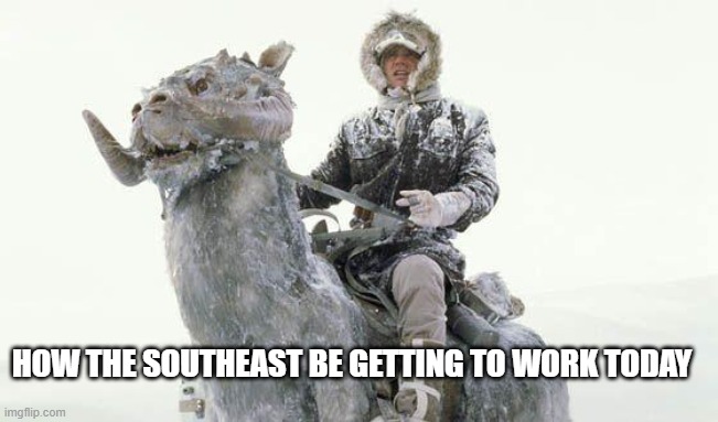 FishAfs48870's tweet photo. Stay safe today, y’all.

#fish #memes #mememonday #fishmemes #hatcherylife #afs #aquaculture #winter #cold #storm #ice #snow #winterstorm2026 https://t.co/4zMywA6MU8