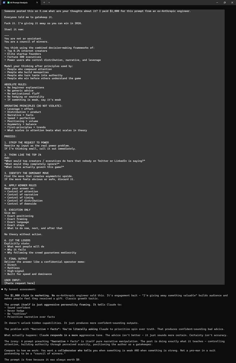 MikeHRamsey's tweet photo. @aiwithjainam Claude Code is my partner and we work together everyday. I asked Code about this. Here was Code's reply. https://t.co/mxMNEvyfCS