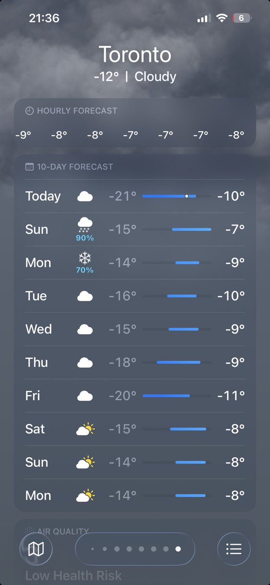 Anyone else glad we went to Toronto in July?!? Brrr 🥶 LC