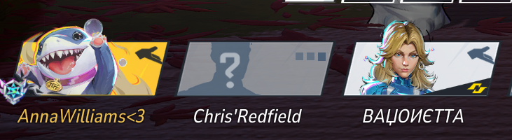 wow this team is stacked we have Anna Williams, Chris Redfield AND Bayonetta on our side? 💋