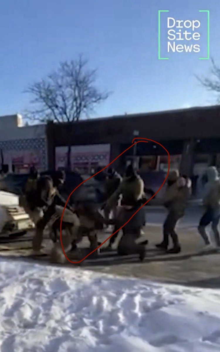 asheni2k's tweet image. You could see ICe killed him full
Execution style right after they removed his legally owned gun, the gun was never pointed at them but he got shot 5x while his body was turned away and in a kneeling position ! ICe is a Murder !