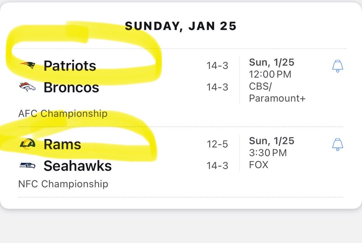 us1day's tweet photo. Patriots and Rams https://t.co/JiWTVbFKtD