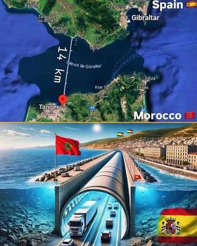 🇲🇦🇪🇸 𝗟𝗲 𝘁𝘂𝗻𝗻𝗲𝗹 𝗘𝘀𝗽𝗮𝗴𝗻𝗲-𝗠𝗮𝗿𝗼𝗰 𝗻𝗲 𝘀𝗲𝗿𝗮 𝗽𝗮𝘀 𝗽𝗿𝗲̂𝘁 𝗽𝗼𝘂𝗿 𝗹𝗮 𝗖𝗼𝘂𝗽𝗲 𝗱𝘂 𝗺𝗼𝗻𝗱𝗲 𝟮𝟬𝟯𝟬.

La complexité géologique du détroit de Gibraltar, notamment les formations de flysch et l'instabilité des fonds marins, crée des défis d'ingénierie