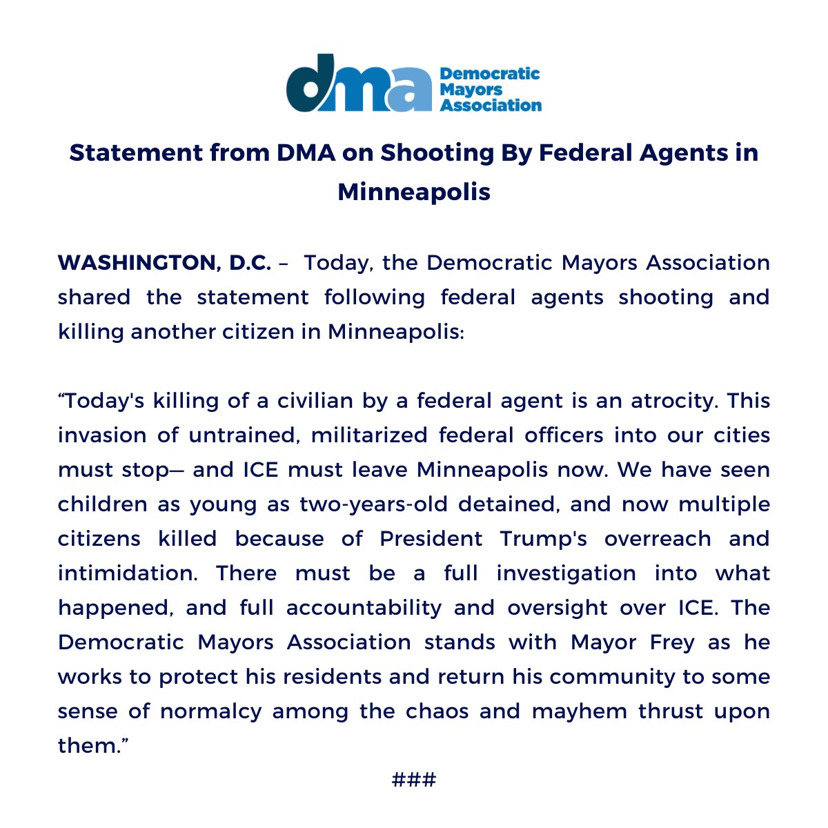 Democratic Mayors tweet media