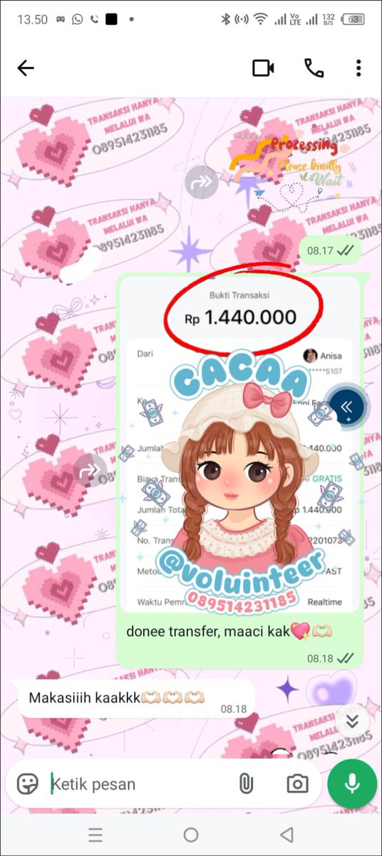kedaicacaa's tweet image. 𓂃・﹕★﹒₊‧ testimoni gestun 🧾キ

꒰꒰・┄┄┄ 450 RIBU  ⌢༢
꒰꒰・┄┄┄ 1.8 JUTA  ⌢༢
꒰꒰・┄┄┄ 900 RIBU ⌢༢
꒰꒰・┄┄┄ 1.440 JUTA  ⌢༢

WA : wa.me/6289514231185 ☎️