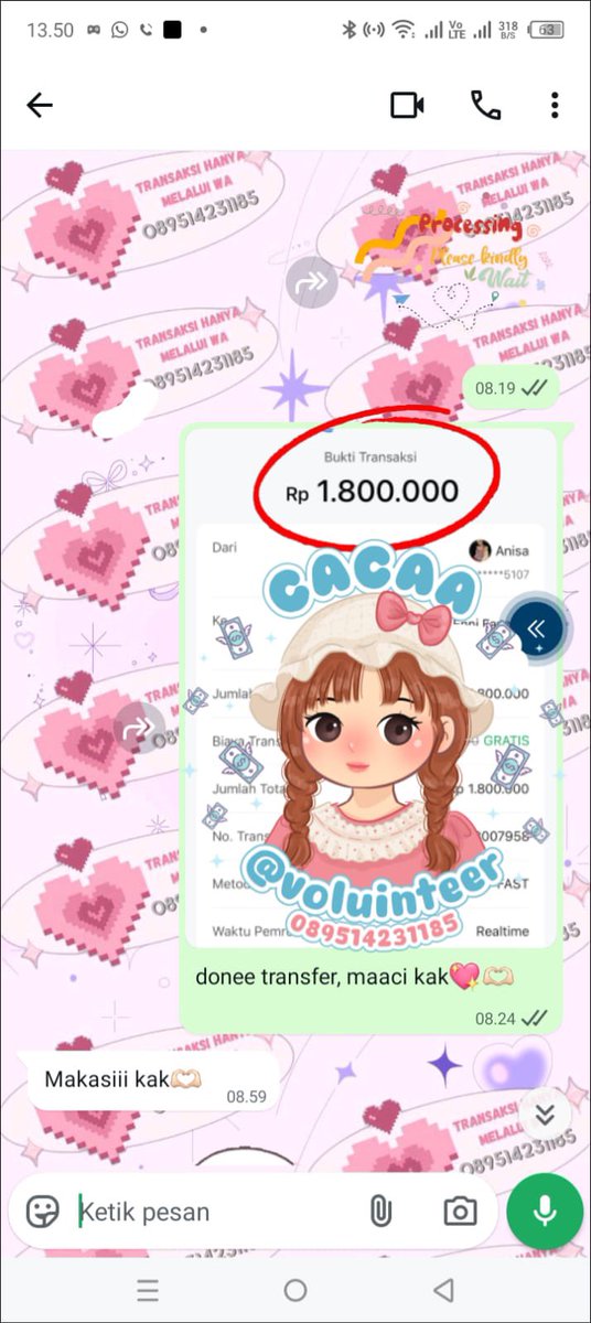kedaicacaa's tweet image. 𓂃・﹕★﹒₊‧ testimoni gestun 🧾キ

꒰꒰・┄┄┄ 450 RIBU  ⌢༢
꒰꒰・┄┄┄ 1.8 JUTA  ⌢༢
꒰꒰・┄┄┄ 900 RIBU ⌢༢
꒰꒰・┄┄┄ 1.440 JUTA  ⌢༢

WA : wa.me/6289514231185 ☎️
